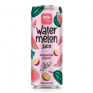 Best OEM 320ml Sleek Can Rita Watermelon Juice With Passion Fruit Juice Best OEM 320ml Sleek Can Rita Watermelon Juice With Passion Fruit Juice
